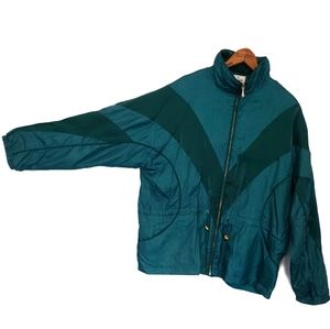 VINTAGE Jacket 80s Windbreaker Active Frontier Med